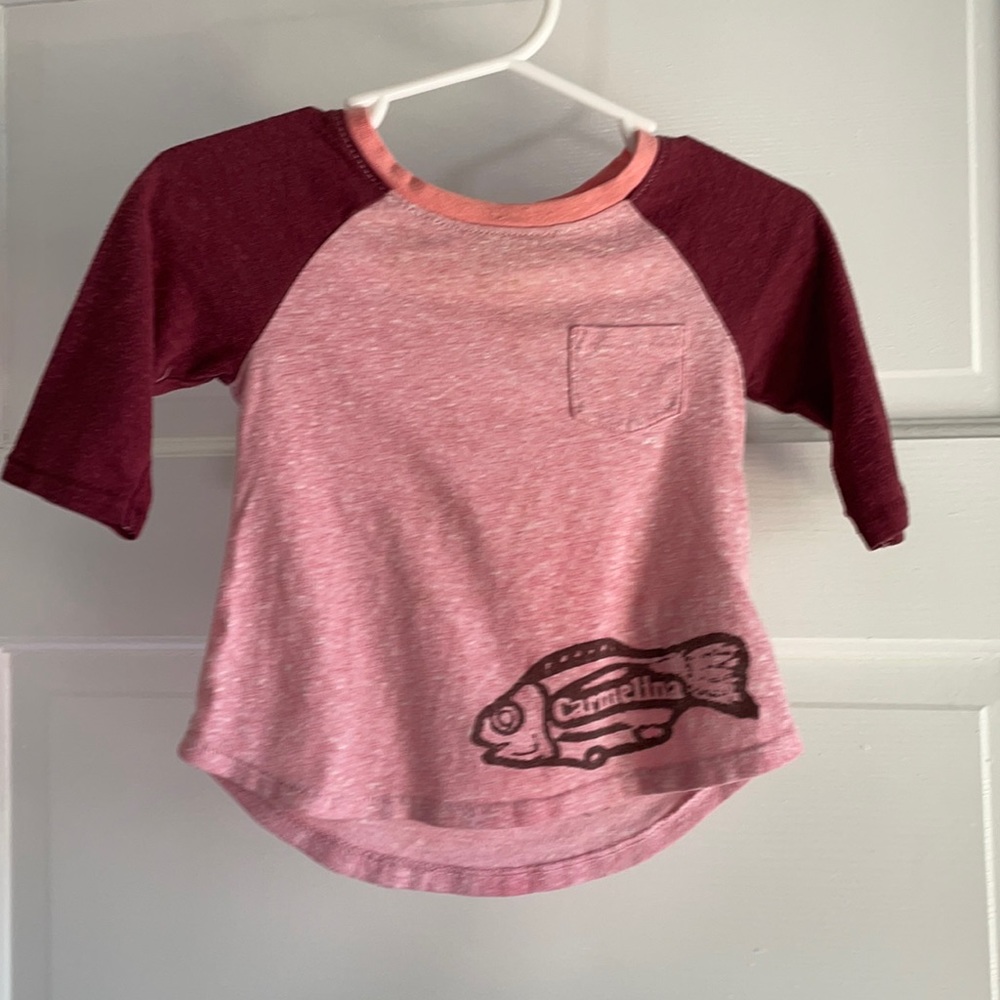 **FREE WITH BUNDLE** Old Navy 12-18M Baseball 3/4 Sleeve Shirt Custom Fi…